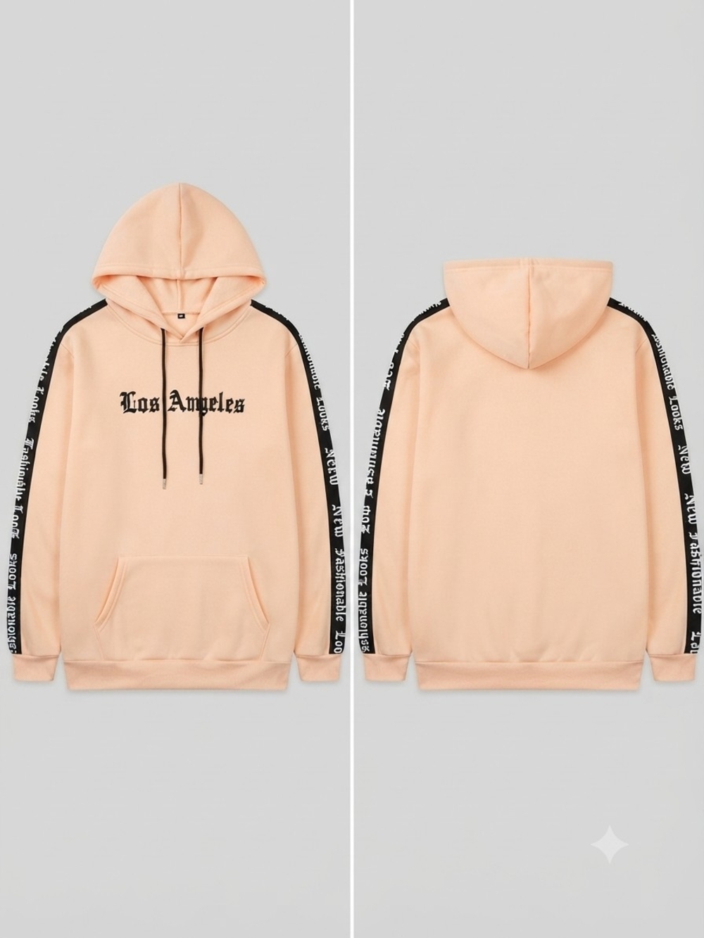 Los Angeles Peach Hoodie - Men's Pullover Sweatshirt